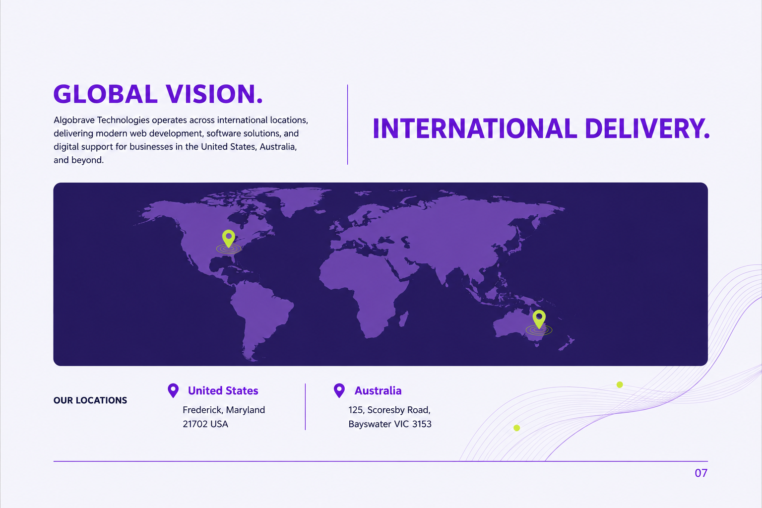 Algobrave company profile slide 8